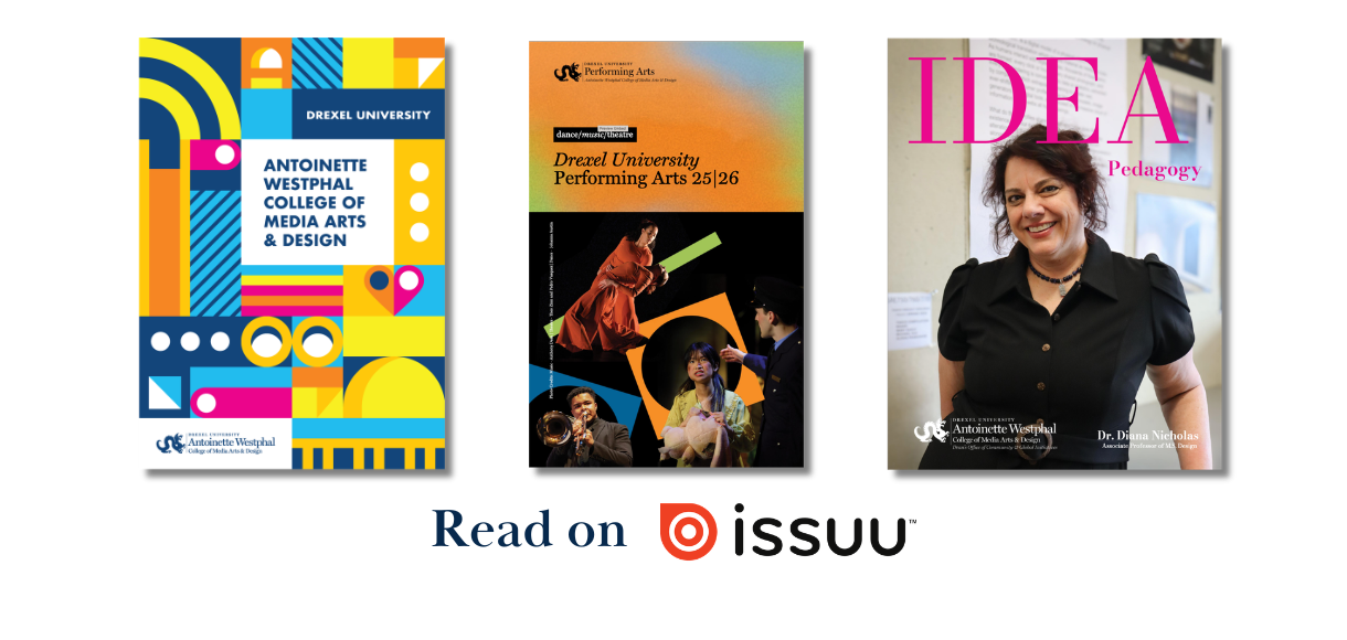 sample of publications on Drexel's ISSUU